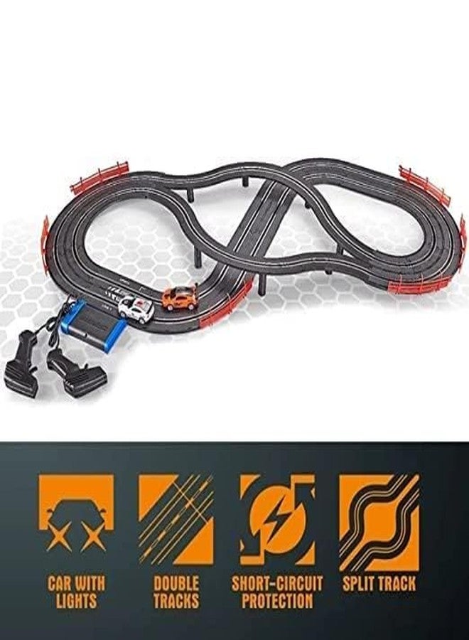 EXOMOON Soba Slot car Hand-Operate Track Cars Stainless Steel Track Set Racing Race Track (Multicolor) - Image 3